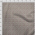 thumbnail image 3 of oneOone Cotton Cambric Fabric Leaves & Floral Block Printed Craft Fabric BTY 56 Inch Wide, 3 of 4