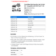 thumbnail image 2 of Front Wheel Hub Sway Bar Link Tie Rod Kit - Compatible with 2018 Ford F-150, 2 of 2