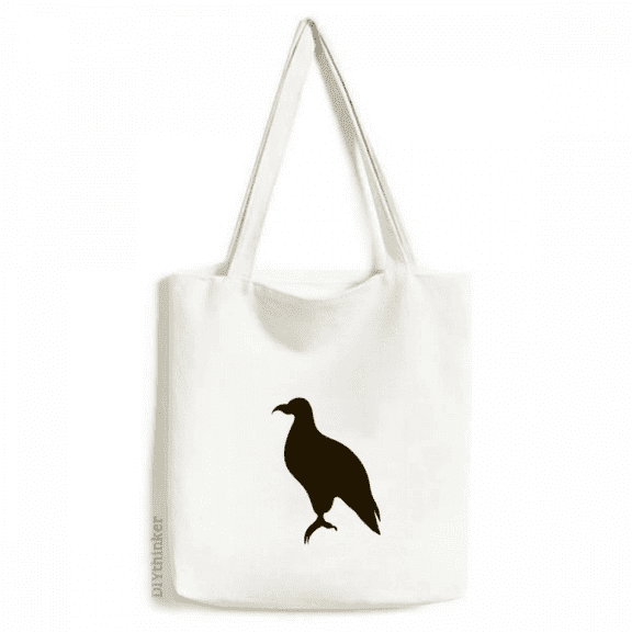 Black Eagle Cute Animal Portrayal Tote Canvas Bag Shopping Satchel Casual Handbag