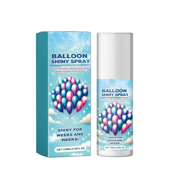 Balloons Enhancement Gloss Spray 100Ml For Latex Foil Balloons Shine Long Lasting Finish For Party Decoration Balloon Arch Garland