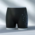 thumbnail image 2 of XDZJLR Swim Briefs Men Quick Drying Swimming Trunks Drawstring Elastic Swimming Trunks For Men Breathable Beachwear Black, 2 of 4
