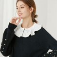 thumbnail image 2 of CAILDANL Fake Collar Detachable Faux Collar Half Shirt Women Blouse False Collar Dickey, 2 of 6