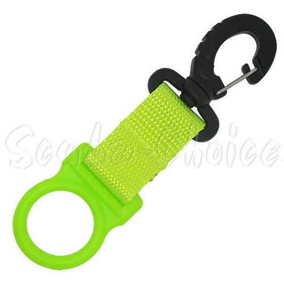 Scuba Diving Regulator Octopus Holder with 1" Webbing and Clip (Yellow)