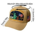 thumbnail image 2 of Eagle – United States 250th Anniversary Hat: Adjustable 250 Year American Anniversary Cap, USA Patriotic Caps (4Pcs, Khaki), 2 of 3
