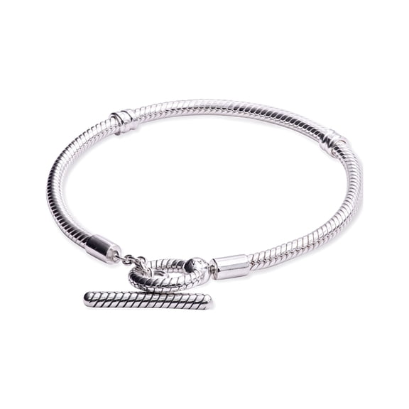 Pandora Moments T-Bar Snake Chain Bracelet