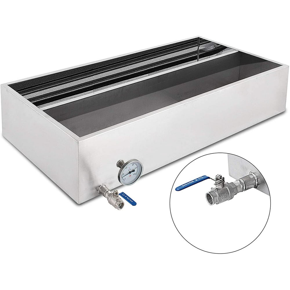 VEVOR Maple Syrup Evaporator Pan 48x24x9.4 Inch Stainless Steel with