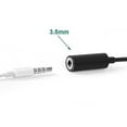 thumbnail image 3 of 12.5cm TYPE-C to 3.5mm Audio Extension Cable Headphone Adapter Connector for Android-black,white-, 3 of 4