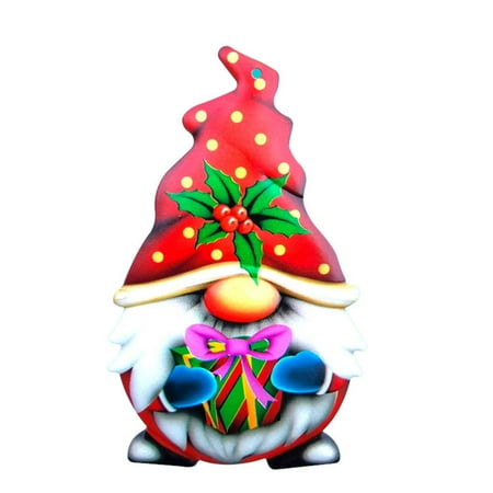 

✪ Santa Claus Hanging Pendant Gnomes Xmas Decors Elf Iron Doll Hanging Ornament