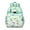 LightGreen Cartoon Dinosaurs-2, variant on LightGreen Cartoon Dinosaurs Pattern Backpack for School,Cute School Bag,Schoolbag with Adjustable Shoulder Straps & Padded Back,15.25"x11.5"x5.25"