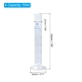 thumbnail image 2 of Uxcell 50ml 3.3 Borosilicate Glass Graduated Cylinder, Round Base Blue Graduations Measuring Cylinder, 2 of 4