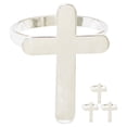 thumbnail image 1 of 4pcs Napkin Buckles Cross Napkin Rings Holders Hotel Napkin Buckles Wedding Dinner Table Decor, 1 of 8