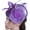 Purple, variant on Ausyst Hats Clearance! Fashion Women Fascinator Mesh Hat Ribbons And Feathers Wedding Party Hat