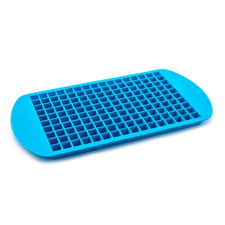 

EVEXPLO Food Grade 160 Cavity Silicone Bar Ice Cube Tray Mini Ice Cubes Small Square Mold Ice Maker Silicone Mold