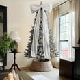 thumbnail image 2 of MKKAS Christmas Decorations - 6FT Big Christmas Bows for Christmas Tree - Giant White Velvet Bow Christmas Decor for Tree Topper Window Mantel Wall - Indoor Home Room Party Hanging Xmas Decorations, 2 of 11
