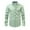 Light Green, variant on Mens Long Sleeve Shirt Solid Color Two Collar Shirt Stretch Business Casual Stand Collar Shirt Top Black XXXL