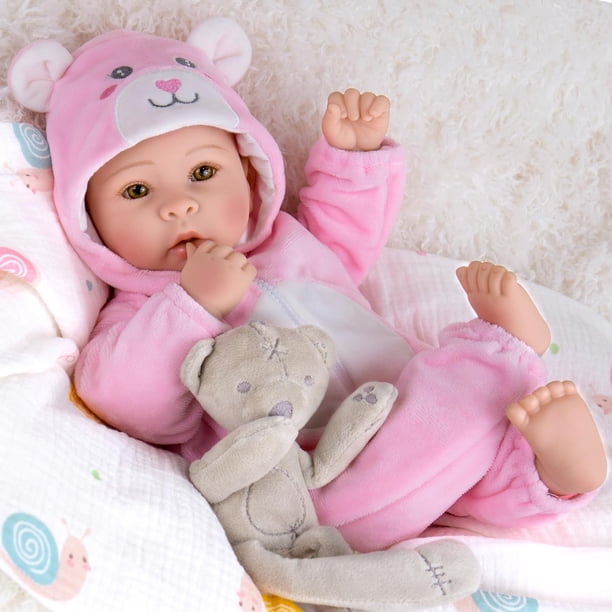 Muñeca Aori Realistic de 43 cm con kit de alimentación para niños mayores de 3 años