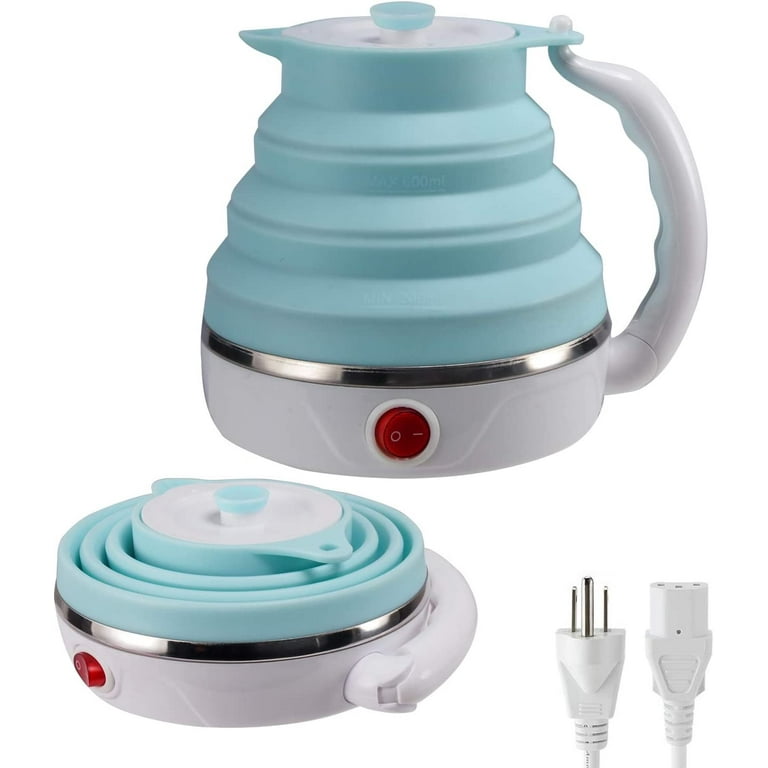 Portable Collapsible Electric Kettle, Small Travel Foldable Kettle,food  Grade Silicone Collapsible Water Boiler And Tea Pot For Camping,hot Water  Kettle With Led Display,intelligent Thermostatic,for  Home,travel,rv,hotel,picnic - Temu