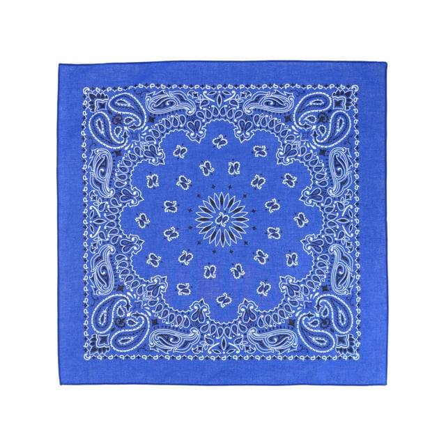 CTM® Bandanas en Coton Paisley Moderne 20x20, Lot de 6