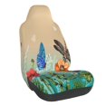 thumbnail image 1 of Fotbe Colorful Plants And Insects Funda para Asiento de Auto con Estampado – Impermeable y Antisudor – Ajuste Universal, Lavable a Máquina, Antideslizante (1 Pieza), 1 of 5