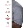 thumbnail image 4 of Chef Works Men’s Montreal Cool Vent Chef Coat, Grey Chef Jacket, Medium, 4 of 5