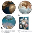 thumbnail image 3 of Designart Ice Tone Floral Bouquet Canvas Wall Art, 3 of 5
