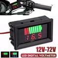 thumbnail image 5 of 12V-72V Car Marine Motorcycle LED Digital Voltmeter Voltage Meter Battery Gauge, 5 of 10