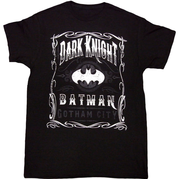 Batman The Dark Knight Scroll Adult T-Shirt