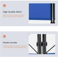 thumbnail image 5 of Room Dividers Folding Privacy Screen with 4 Panels Steel Frame Living Room Divider For Living Room,Office Use, Blue, 5 of 7