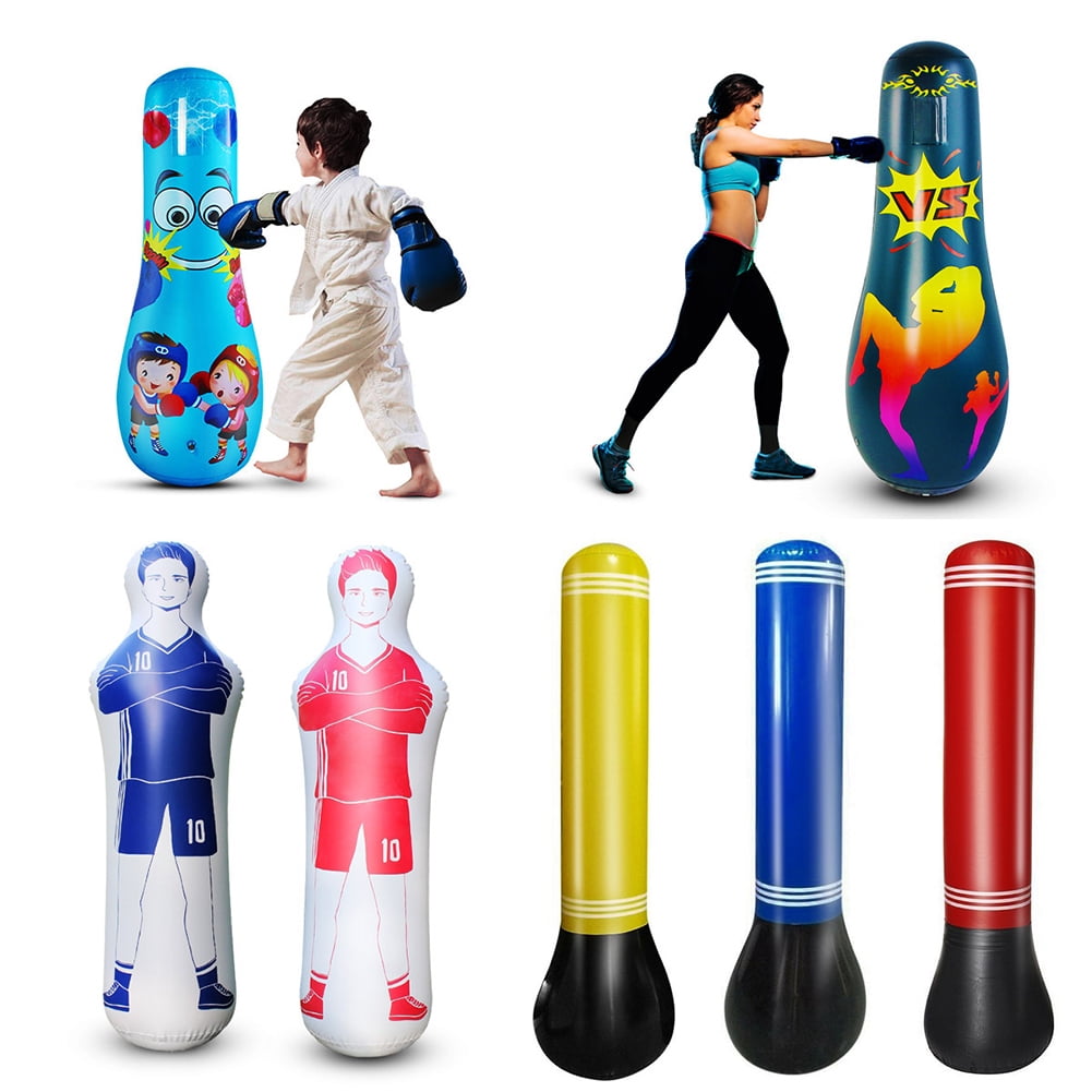 MyBeauty Kid Inflatable Tumbler Boxing Punching Bag Gym Fitness Training Stress Relief Toy