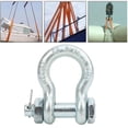 thumbnail image 4 of Lifting Shackle Hardware Tool Anchor Shackle Heavy Duty Alloy Steel Bow Type With Nut Ship Lifting Machine Parts, 4 of 8