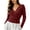 Solid, variant on Siyizhua Sweaters for Women V Neck Wrap Cross Front Solid Knit Pullover Long Sleeve Tops Casual Fall Sweater