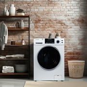 Equator All-in-One 4600 Washer Dryer Combo, Ventless/Vented, Pet Cycle, 1.62 cu.ft / 15 lbs, 110V, White