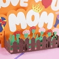 thumbnail image 5 of NSESSHome Love You Mom Pop Up Card, Flower, Heart Shaped Symbol, Gift For Birthday, Mothers Day, Anniversary, Valentines Day, Mom, Godmother, Mother in Law, Includes Envelope And Message Note, 5 of 9