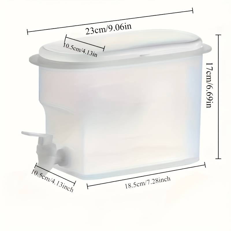 3.5L Water Kettle with Faucet, Beverage Dispenser, Cold Juice, Lemonade, Drinks Bucket, Liquid Storage Tank, Outdoor Fridge Organizer