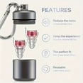 thumbnail image 6 of Hotpom Noise Cancelling Ear Plugs, High-Fidelity Earplugs with Metal Keychain Carry Case, Portable and Convenient - Suitable for Various Occasions, 6 of 6
