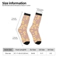 thumbnail image 5 of Yiaed Bee Gnome Print Great elasticity Crew Socks Sports socks for Men and Women, 5 of 5