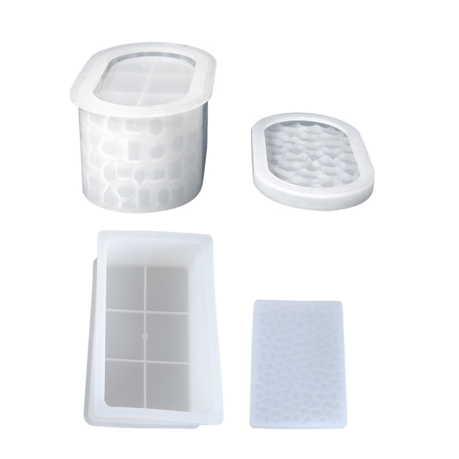 Storage Box Molds,Silicone Resin Box Molds,Storage Container Epoxy Mold Silicone for Resin Casting,Jewelry Box Craft