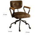 Acme Furniture Hallie Office Chair, Vintage Whiskey Leather