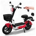 thumbnail image 1 of Bicimoto Bicicleta Electrica Adultos 2 Asientos 650w Urbana rojo, 1 of 7