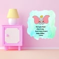 thumbnail image 3 of Watercolor Decal Rest Your Head To My Heart Never To Part Bedroom Wall Decal for Children Inspirational Baby Quotes Lettering Art Cute Themed Room Decal - Size: 40 In x 40 In, 3 of 5