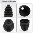 thumbnail image 6 of Unique Bargains No.31607545108 Outer CV Joint Boot Kit with Clamps for BMW X5 2007-2013, 6 of 7