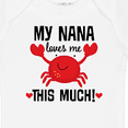 thumbnail image 4 of Inktastic Nana Loves Me Grandson Boys or Girls Baby Bodysuit, 4 of 5