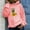 Pink, variant on Tejiojio Womens Fall casual hoodie pullover women's animal print sweatshirt long sleeve sweat