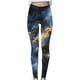 thumbnail image 2 of TaTaai Fashion Starry Sky Print Stretchy Women High Waisted Tight Yoga Pants Non-see-through Elastic Breathable Gym Athletic Workout Daily Casual Leggings Gift, 2 of 5