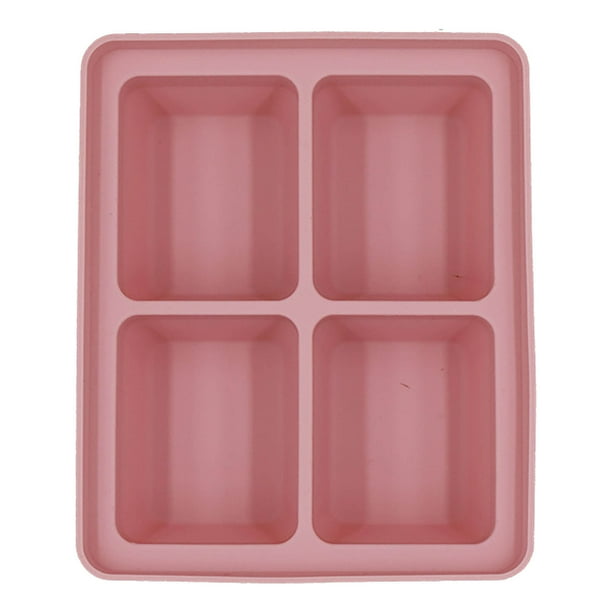 Cubitos de hielo, bandejas de cubitos, moldes de cubitos de hielo de gran tamaño con tapas extraíbles, reutilizables y sin BPA para whisky, cócteles, apilables, flexibles y seguros.