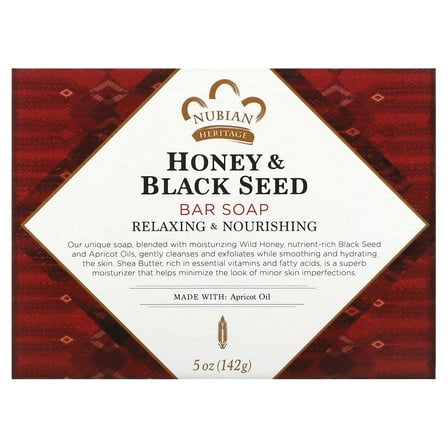 Nubian Heritage Honey & Black Seed Bar Soap 5oz