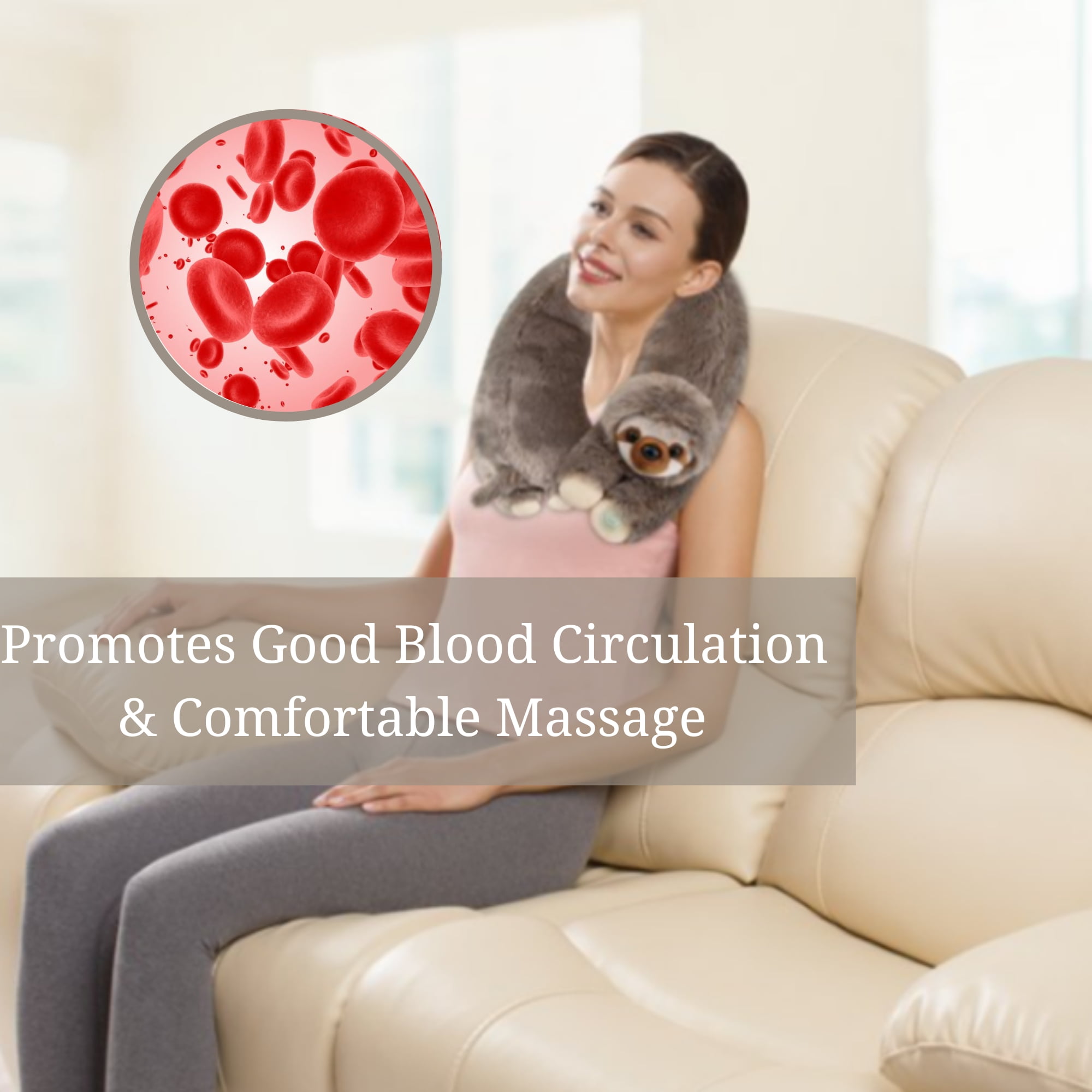 Back Massaging Vibrating Pillow - Back Therapy Massager Lumbar Posture  Support Cushion 2 Massage Mod…See more Back Massaging Vibrating Pillow -  Back