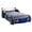 Blue, variant on BFJDM Twin Size Fire Truck Bed for Kids - Red Wooden Platform Frame with LED Lights, Wheels & Slat Support ,No Box Spring Needed