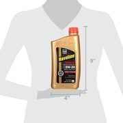 Chevron Havoline High Mileage Synthetic Blend Motor Oil 5W20, 1 Quart bottle