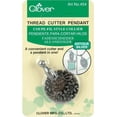 thumbnail image 2 of Clover Thread Cutter Pendant – Antique Silver Sewing Tool for Quilting, Embroidery & Crafts, 2 of 2